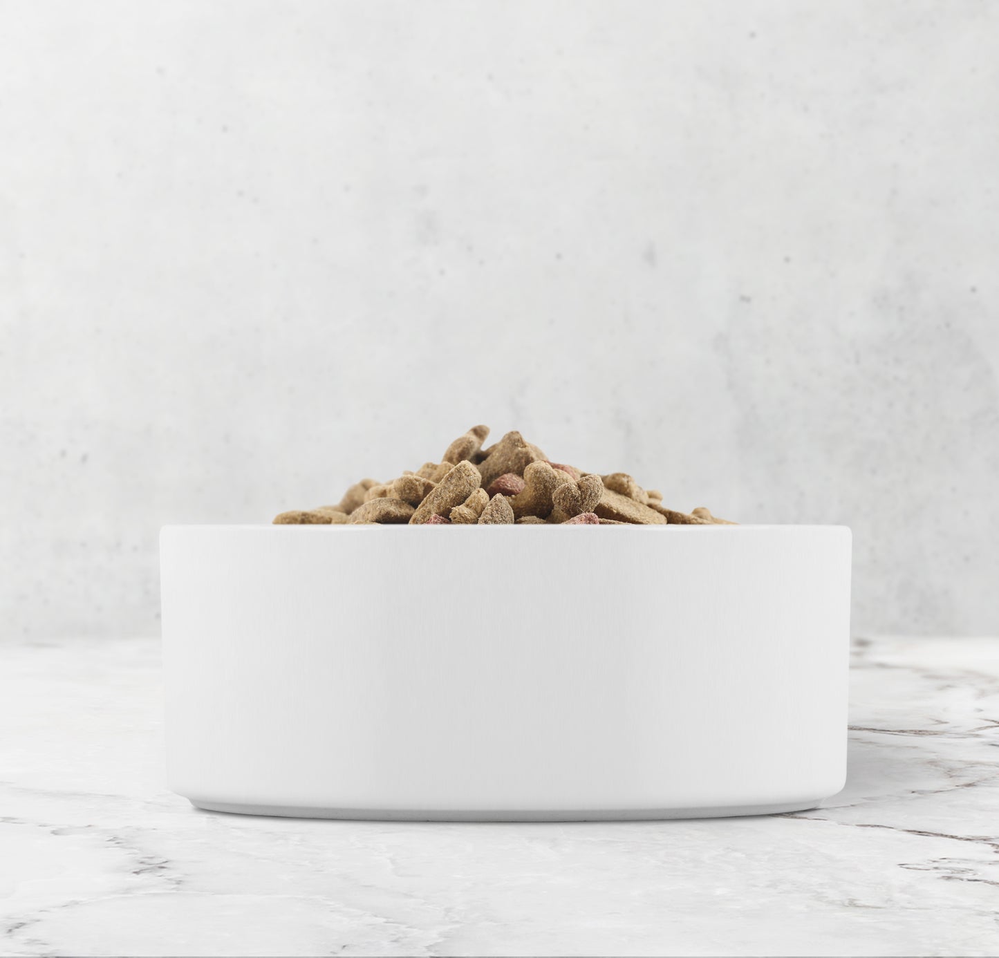White Cheetah Ceramic Pet Bowl