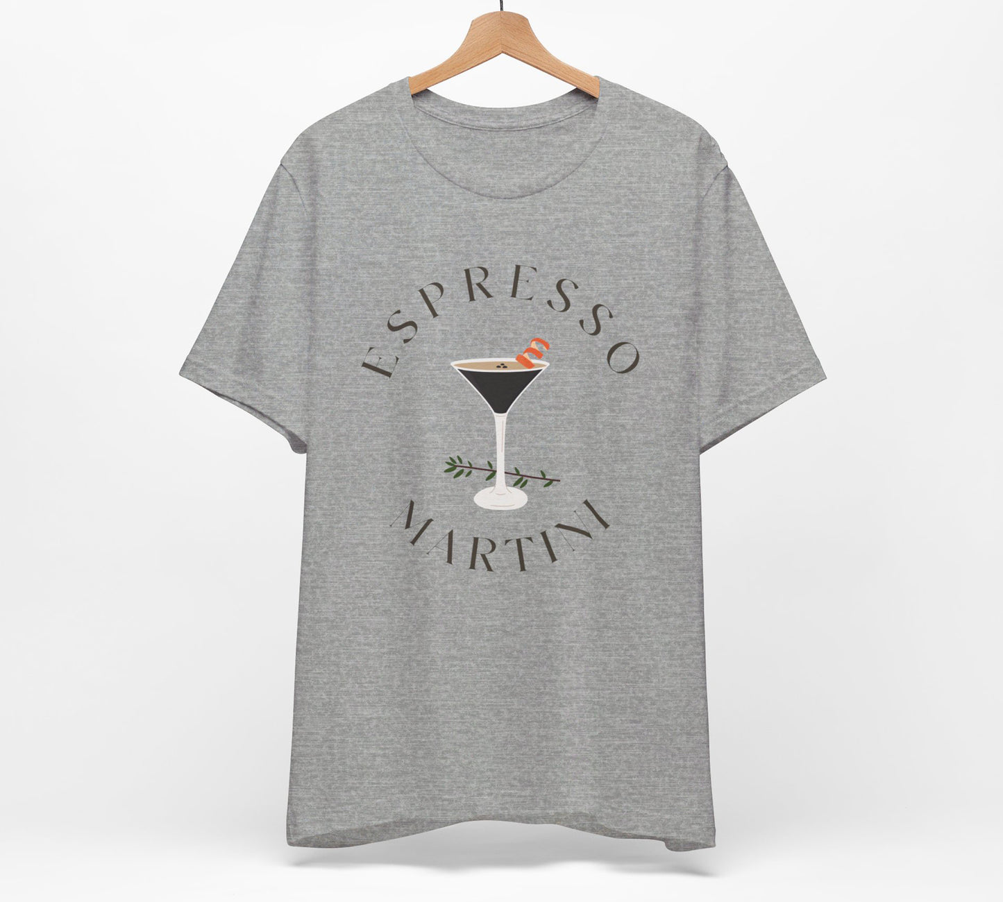 Espresso Martini Shirt, Choose White, Grey or Natural