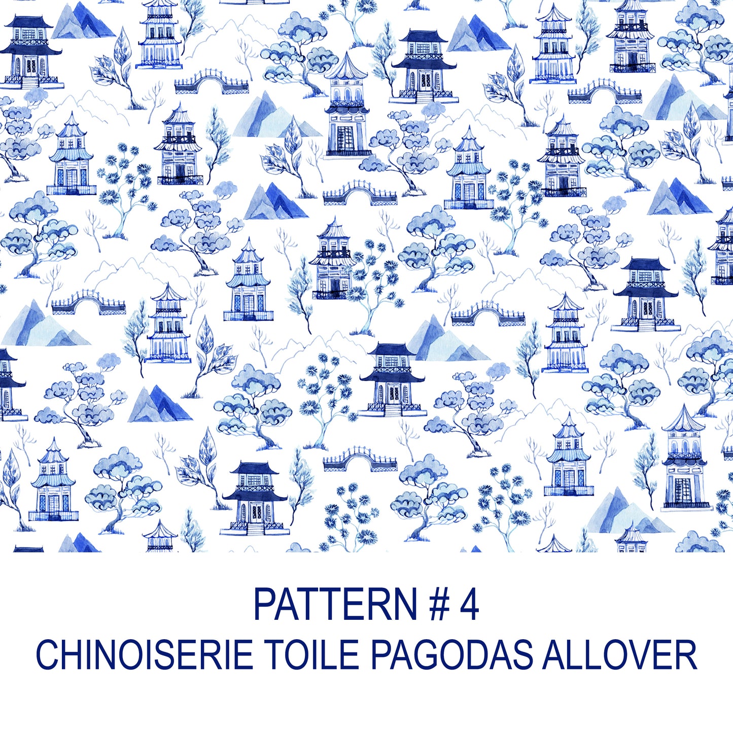 Chinoiserie Blue & White Pet Products