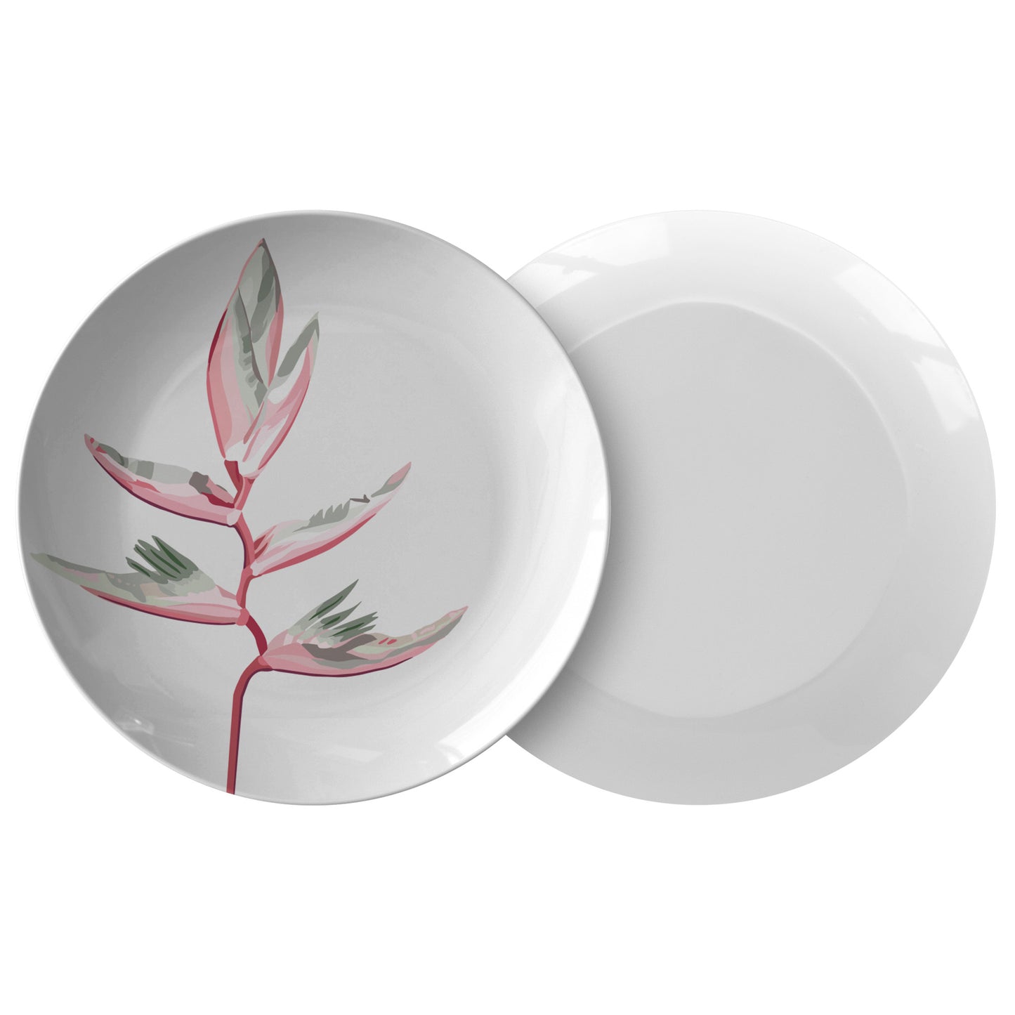 Bird of Paradise Plates, Luxury Plastic, Choose Single or Set