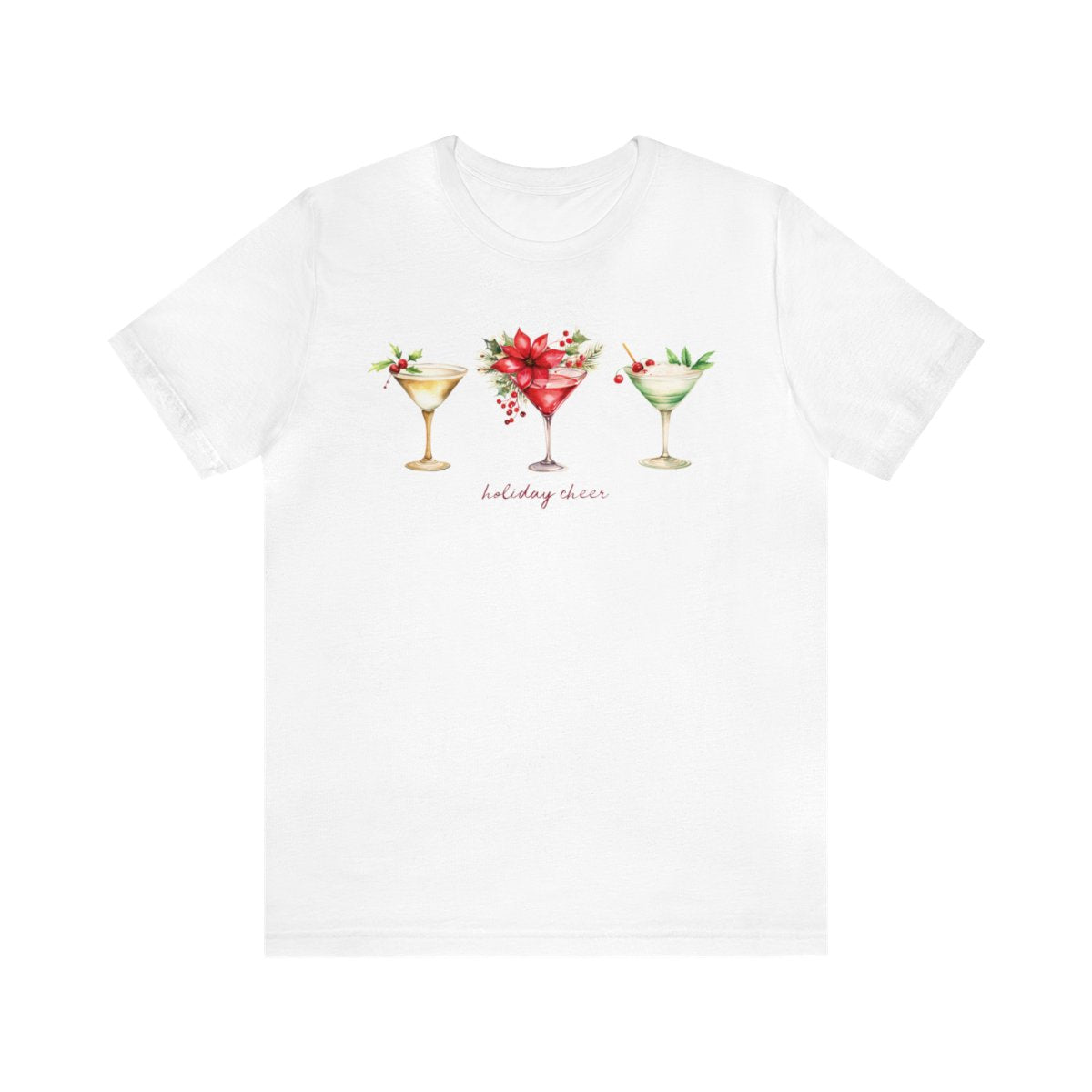 Christmas Cocktails Holiday Cheer T-Shirt