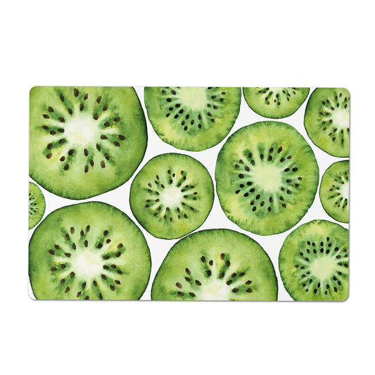Kiwi Slice Print Counter Mat
