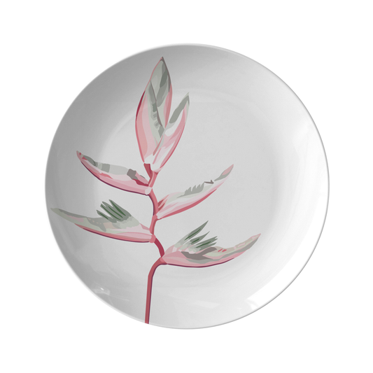 Bird of Paradise Plates, Luxury Plastic, Choose Single or Set