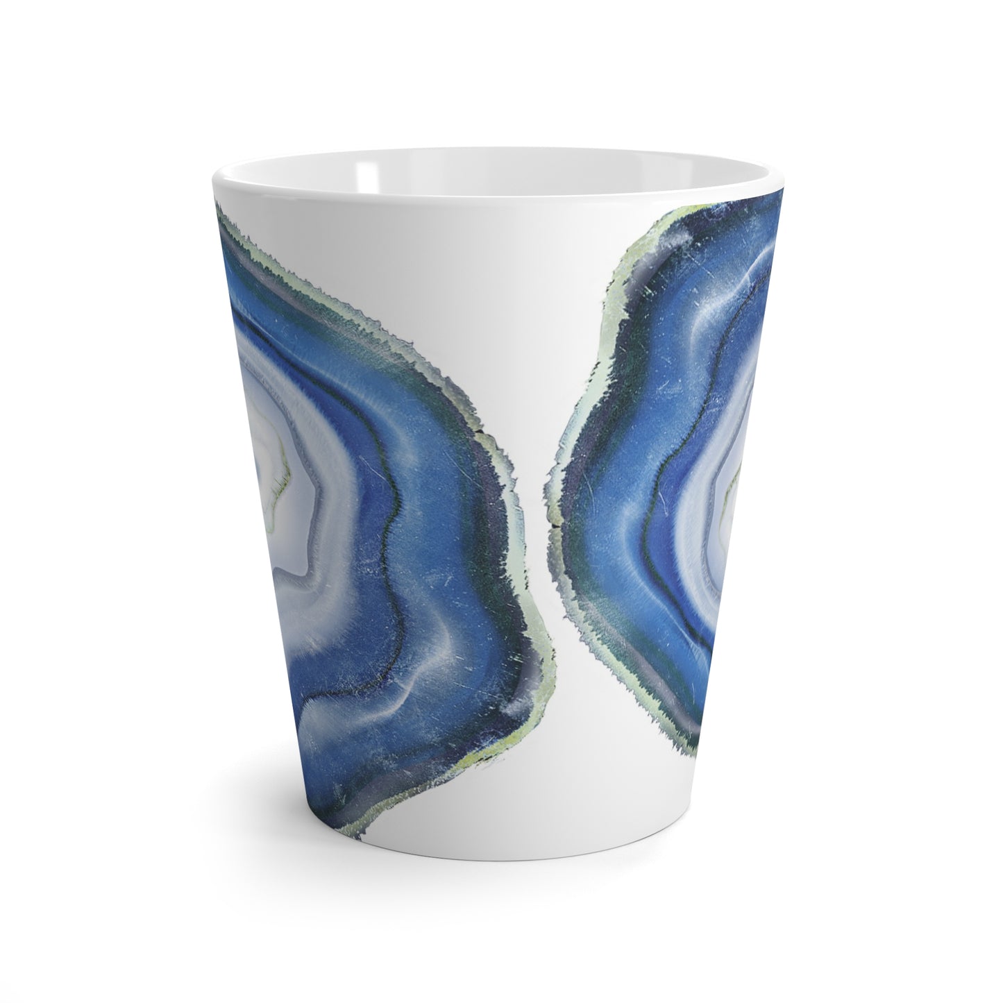 Blue Agate Modern Ceramic Mug - 12oz Latte Mug