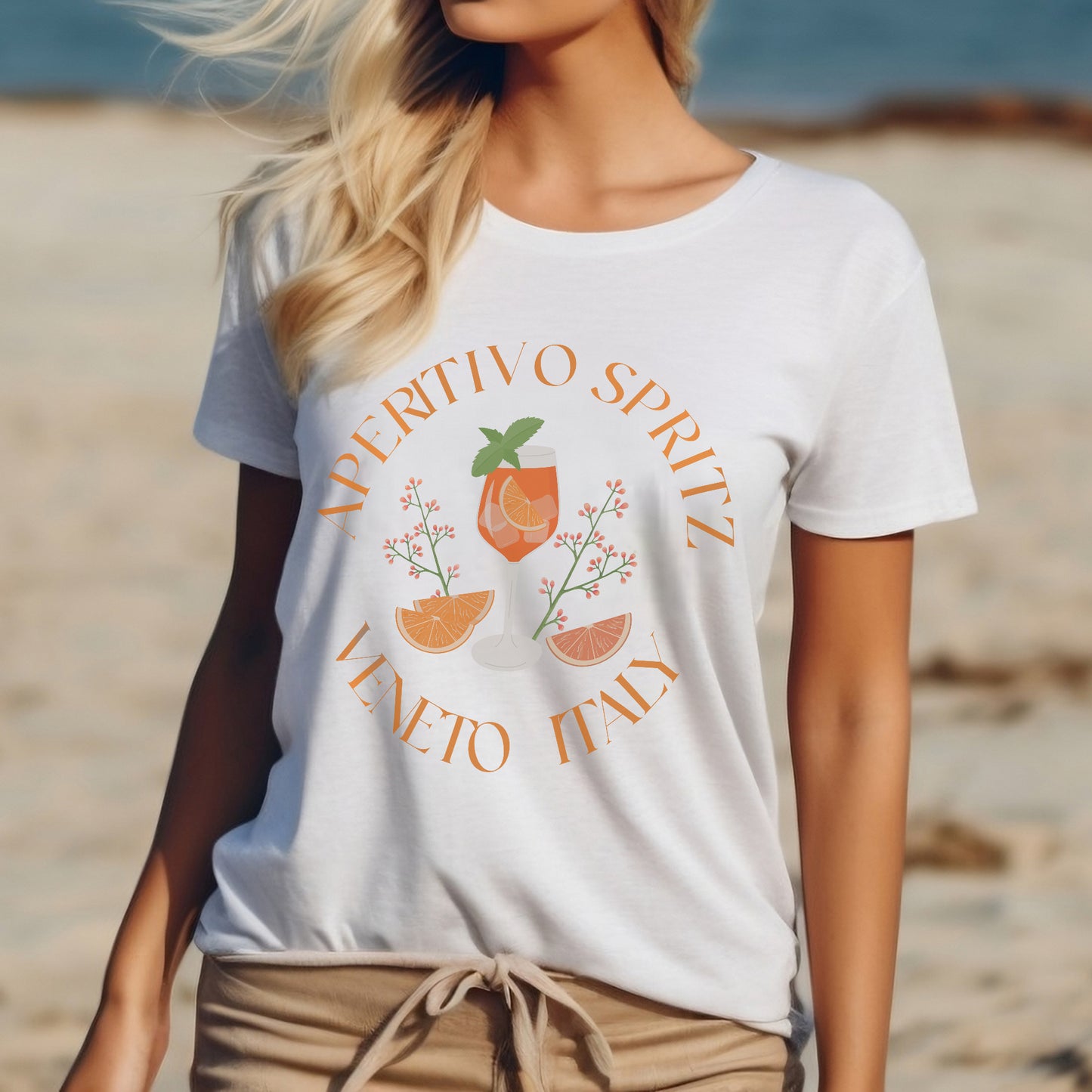 Aperitivo Spritz T-Shirt, Choose White or Black