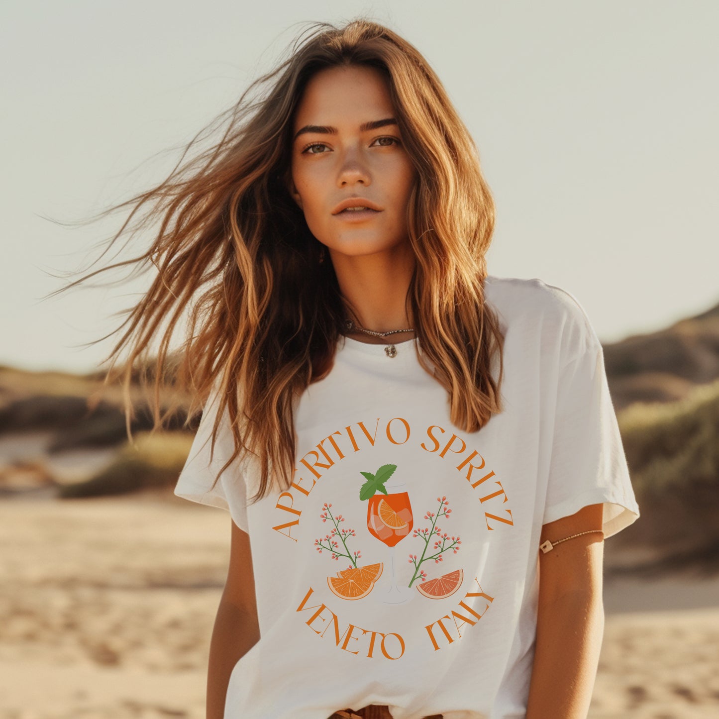 Aperitivo Spritz T-Shirt, Choose White or Black