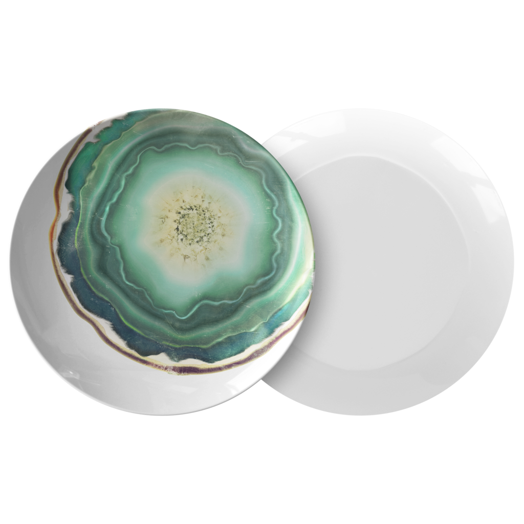 Green Agate Dinner Plate