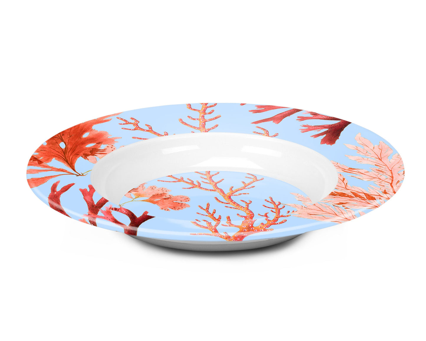 Coral Reef Bowls, Sky Blue, Luxury Plastic, Choose Single or Set