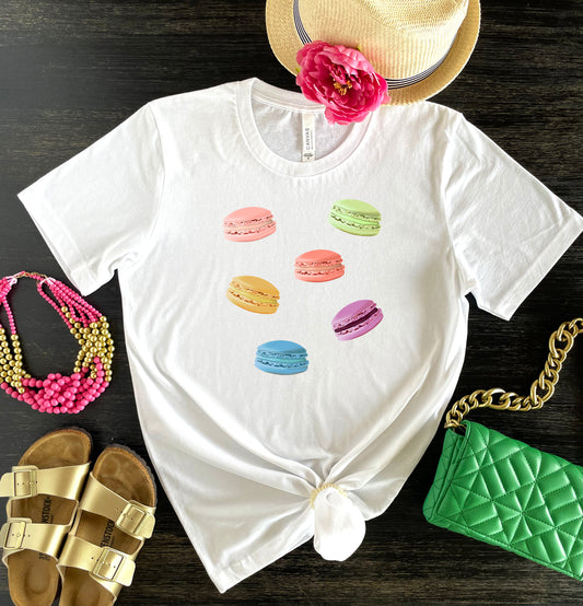 Macaron T-shirt, White