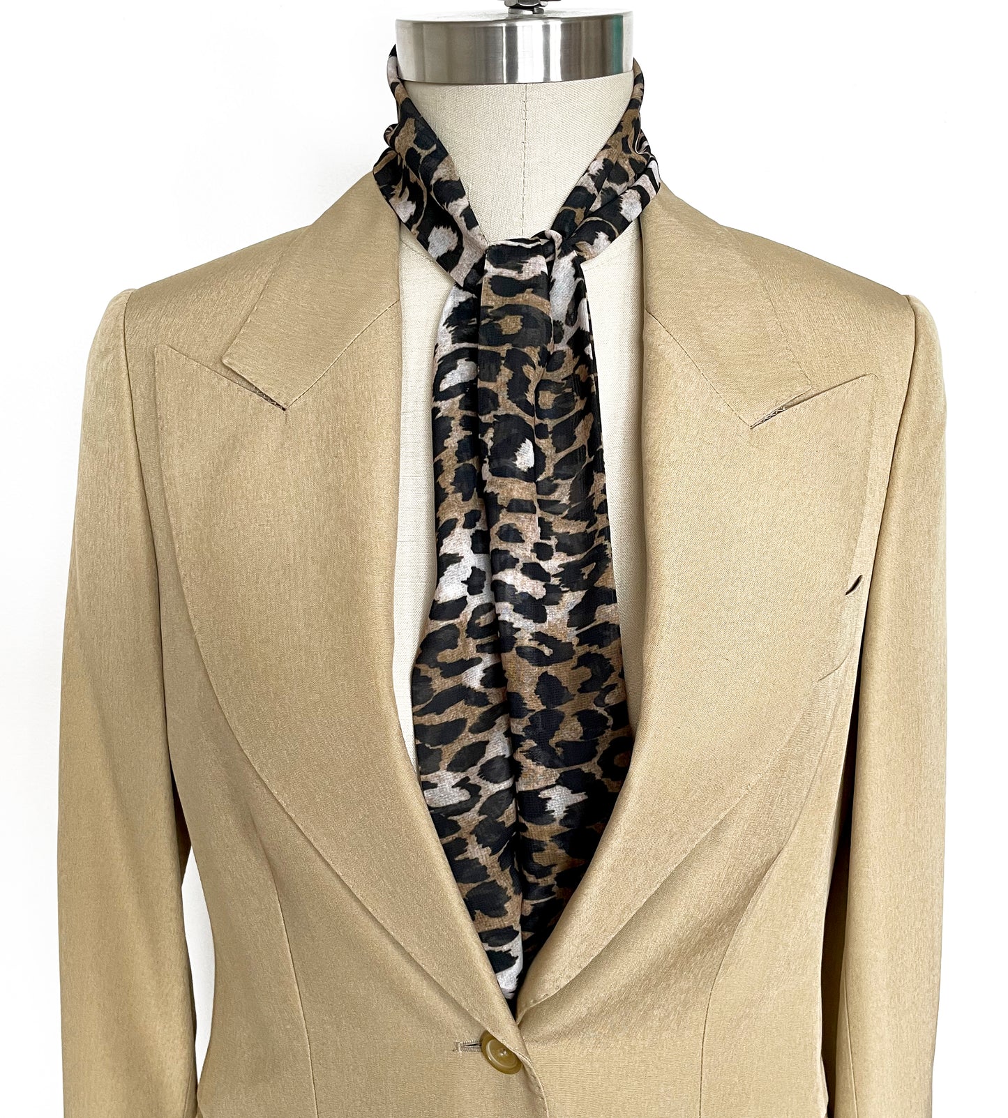 Women's Neck Tie Animal Print