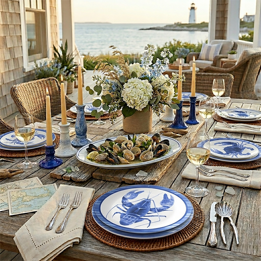 Bring the Sea to Your Table: Coastal Tableware for Spring & Summer Entertaining