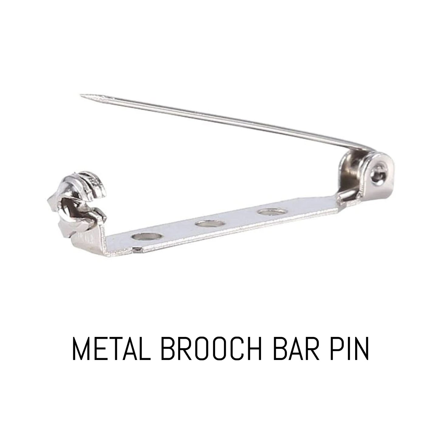Long Black Grosgrain Bow Neckwear Pin, Hair Pin
