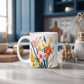 Personalized Birth Month Flower Mug, March - Daffodil