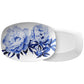 Personalized Blue Peony Serving Platter, Luxe Plastic Serveware