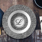 Monogram Bowls, Black & White Cheetah, Luxury Plastic, Choose Single or Set