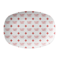 Round white label with 'DAIRY FREE' text and red clover motif on a white background