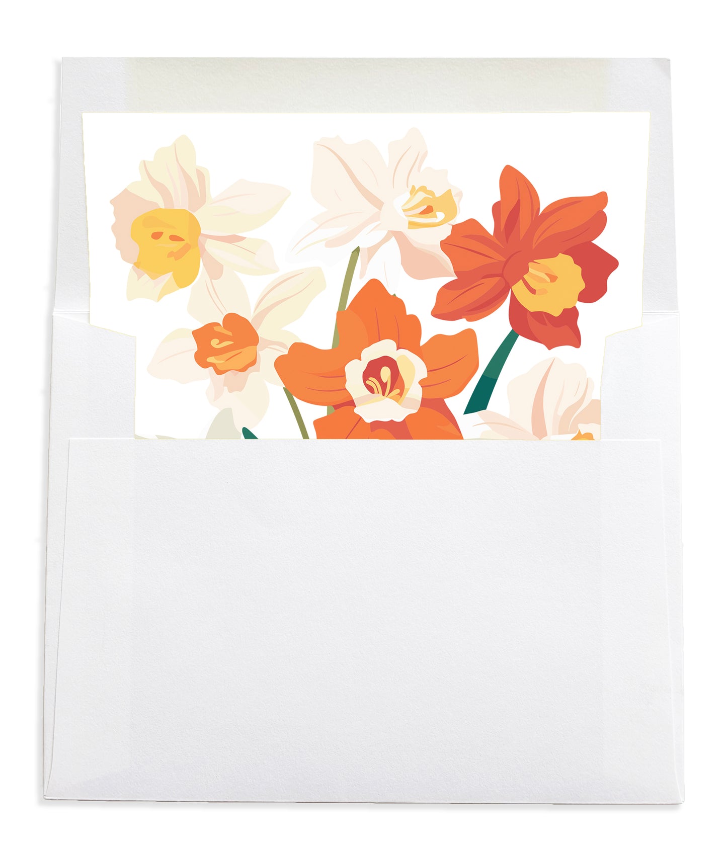 Personalized Birth Month Flower Boxed Notecards, December - Narcissus