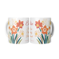 Personalized Birth Month Flower Mug, December - Narcissus