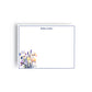 Personalized Birth Month Flower Boxed Notecards, February - Iris