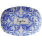 Foglio, Blue Vines Platter