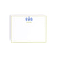 Personalized Chinoiserie Ginger Jars Notecards, Custom Stationery Set, Chartreuse
