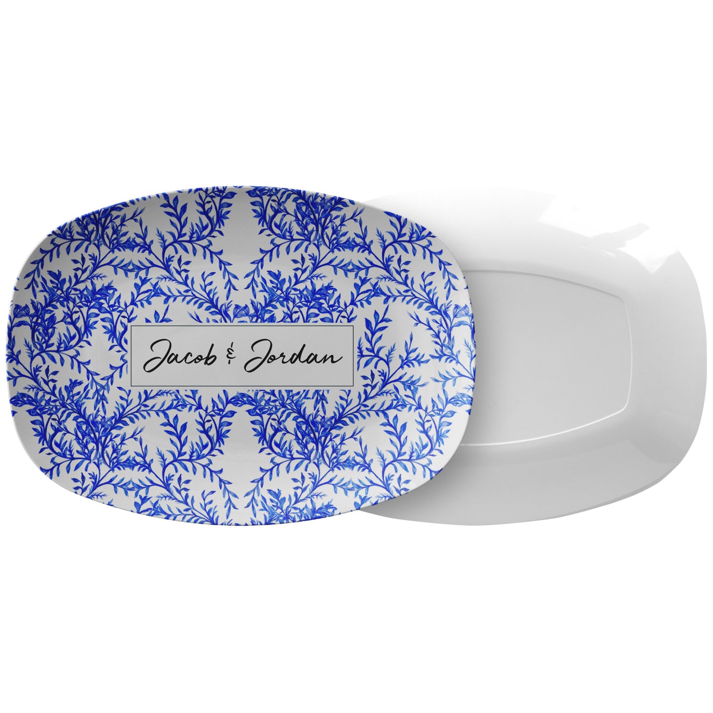 Jacob & Jordan, Chinoiserie Vines Serving Platter