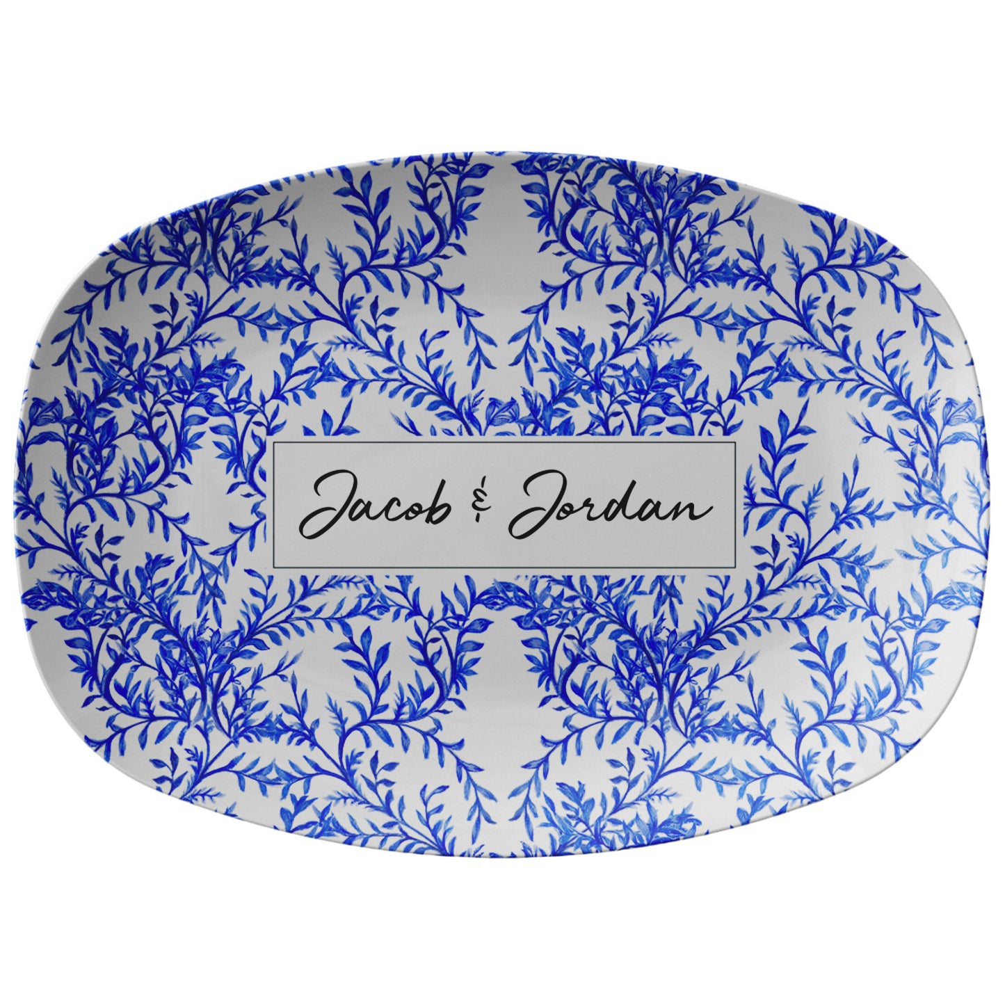 Jacob & Jordan, Chinoiserie Vines Serving Platter