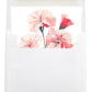 Personalized Birth Month Flower Boxed Notecards - January - Carnation