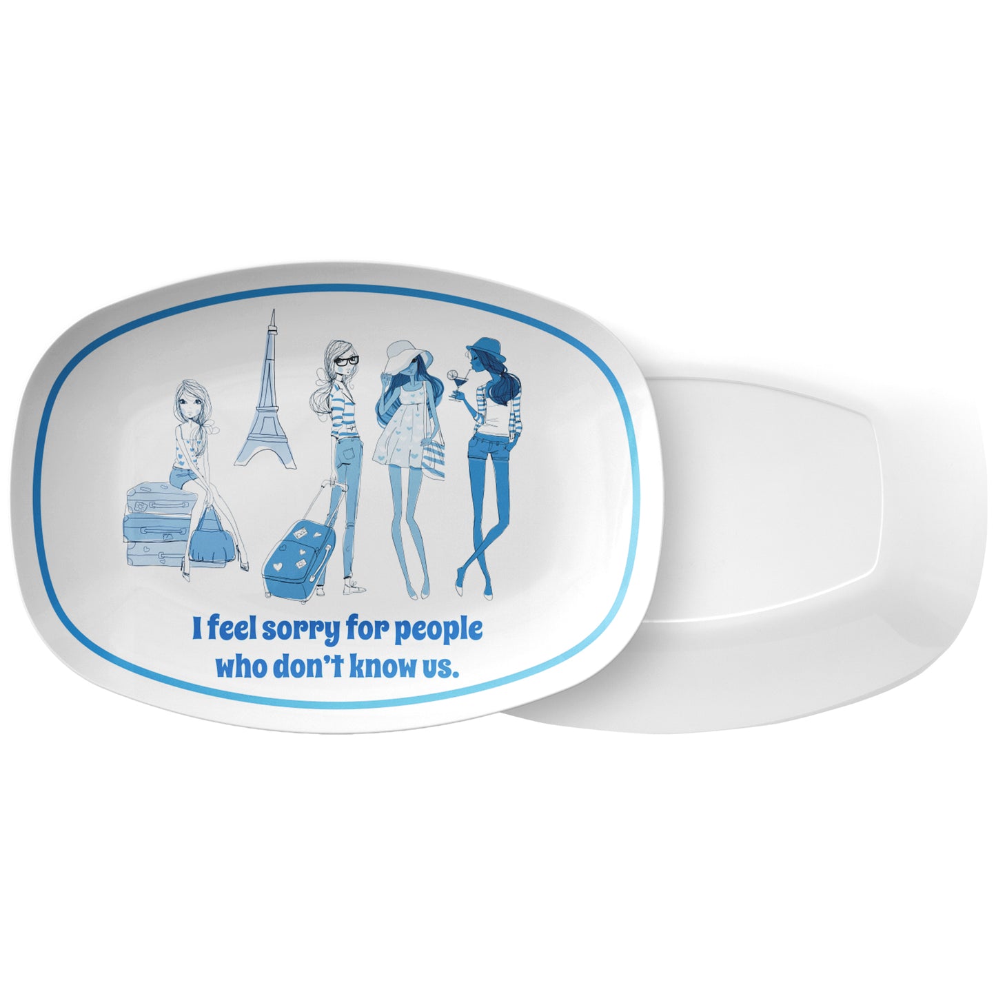 Jet-Set Gals Serving Platter – “I Feel Sorry for People Who Don't Know Us”, Luxury Plastic