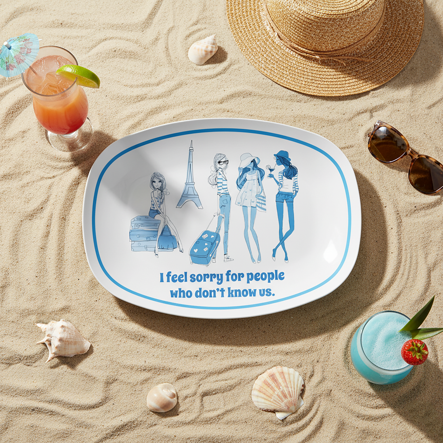 Jet-Set Gals Serving Platter – “I Feel Sorry for People Who Don't Know Us”, Luxury Plastic