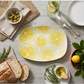 Sliced Lemons Print Serving Platter, Luxury Plastic