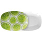 Sliced Limes Print Serving Platter, Luxury Plastic