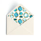 Personalized Stationery Set Hand-Lined Euro Envelope, Champagne Mist