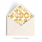 Personalized Gemstone Notecards – Custom Stationery Set, Citrine Geode
