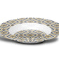 Mosaic Bistro Tile Print Bowl, Diamond Pattern, Luxe Plastic