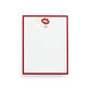 Personalized Lipstick Kiss Print Notecards, Set of 10, Red