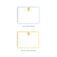 Personalized Gemstone Notecards – Custom Stationery Set, Citrine Geode