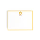 Personalized Gemstone Notecards – Custom Stationery Set, Citrine Geode