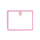 Personalized Gemstone Notecards – Custom Stationery Set, Rose Quartz Geode