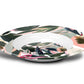 Pink Princess Philodendron Leaves Bowl, Luxury Plastic, Choose Single or Set