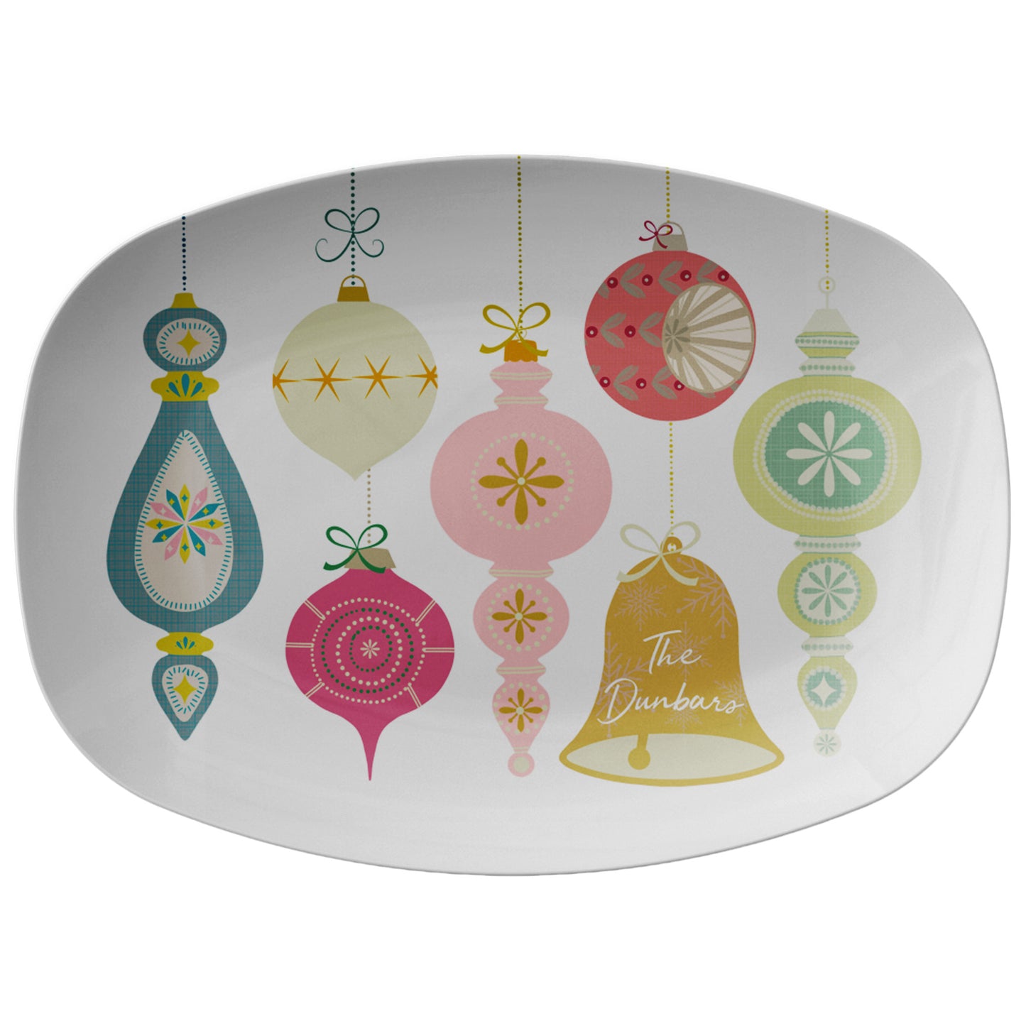 The Dunbars, Vintage Ornaments Platter