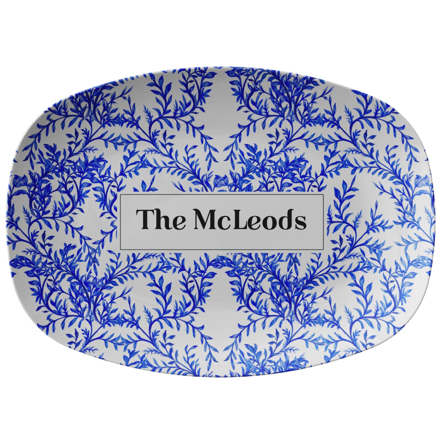 The McLeods - Blue Vines Serving Platter