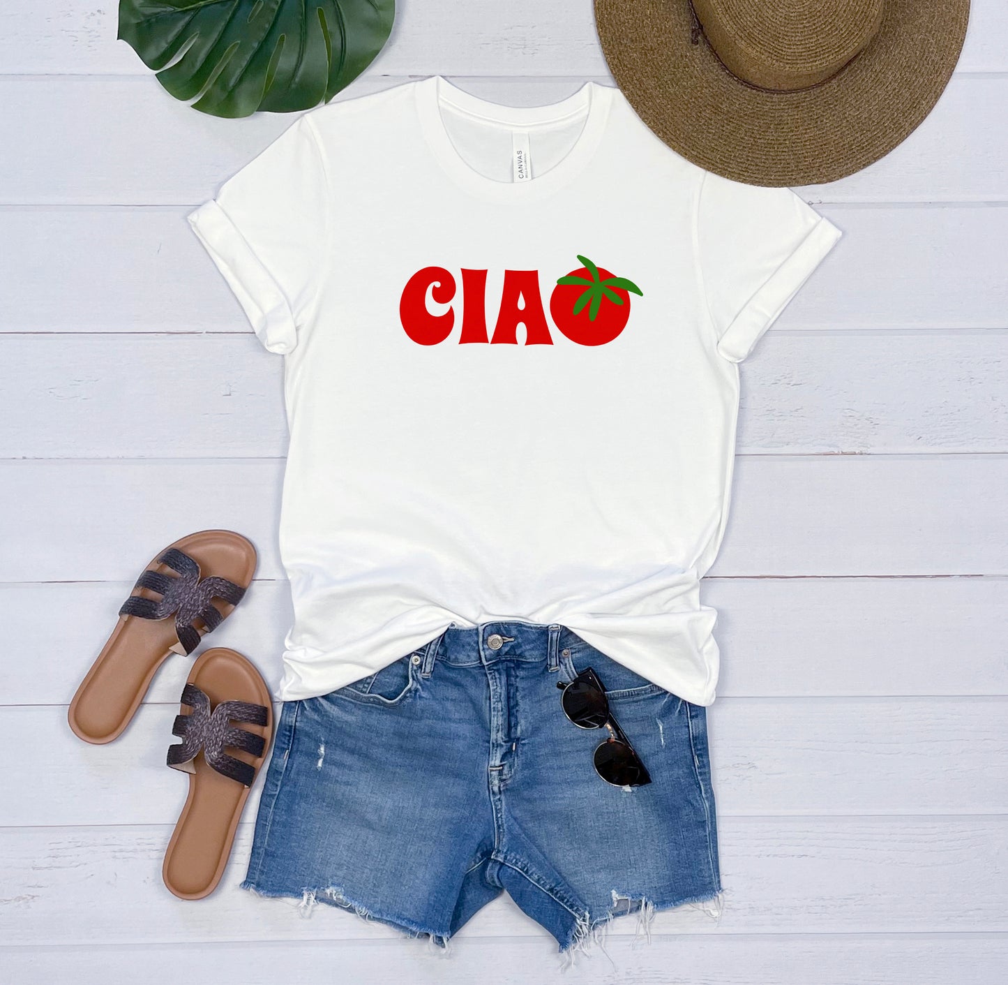 “Ciao” Tomato T-Shirt  - Women’s Fun Graphic Tee