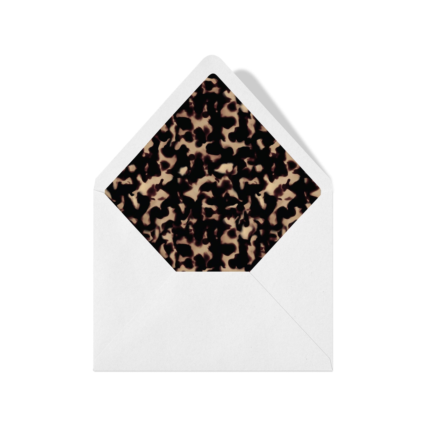 Personalized Stationery - Chunky Square Tortoiseshell Eyewear Notecards + Coordinating Envelopes