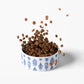 Personalized Ginger Jar Pattern Pet Bowl, Ceramic, White & Blue