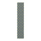 Argyle Diamond Pattern Table Runner, Navy, Yellow and Teal