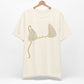 Bikini Top T-Shirt, Gold Cheetah Print, Custom Personalization