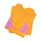 Bikini Top T-Shirt, Pink Leopard Print, Personalized