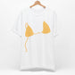 Bikini Top T-Shirt, Yellow Polka Dot, Custom Personalization