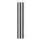 Black & White Canopy Stripe Table Runner, 16" x 90"